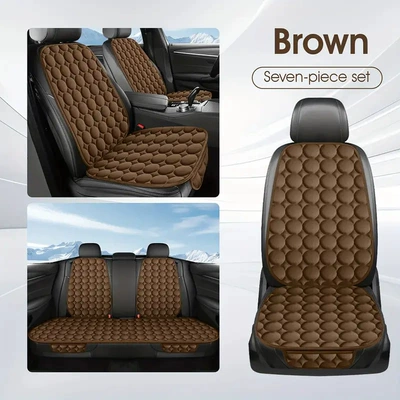 Seat cushion, seat cover: All Seasons, Breathable Single-Piece Seat Cushion - brown-square-mat1