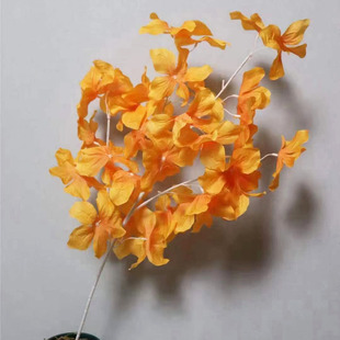 New product Ilan Flower Wedding Decoration Silk Flower Apple Flower Logged Flower Road Insert Flower Ceiling Flower Material Ilan Flower Wholesale