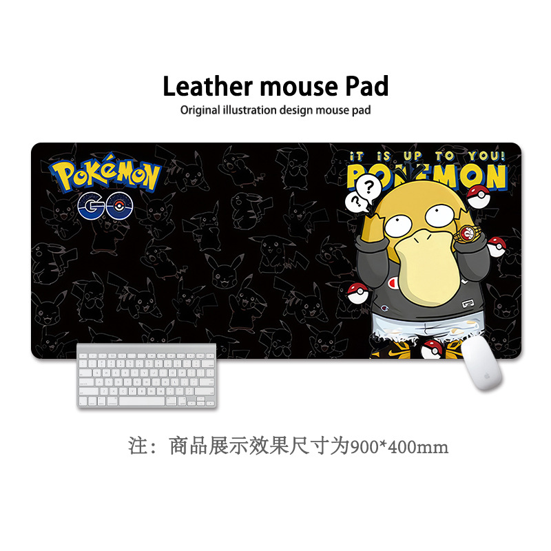 Pikachu almohadilla de ratón super grande Pokémon animación encantadora niñas y niñas animación cuadrada computadora teclado almohadilla de escritorio