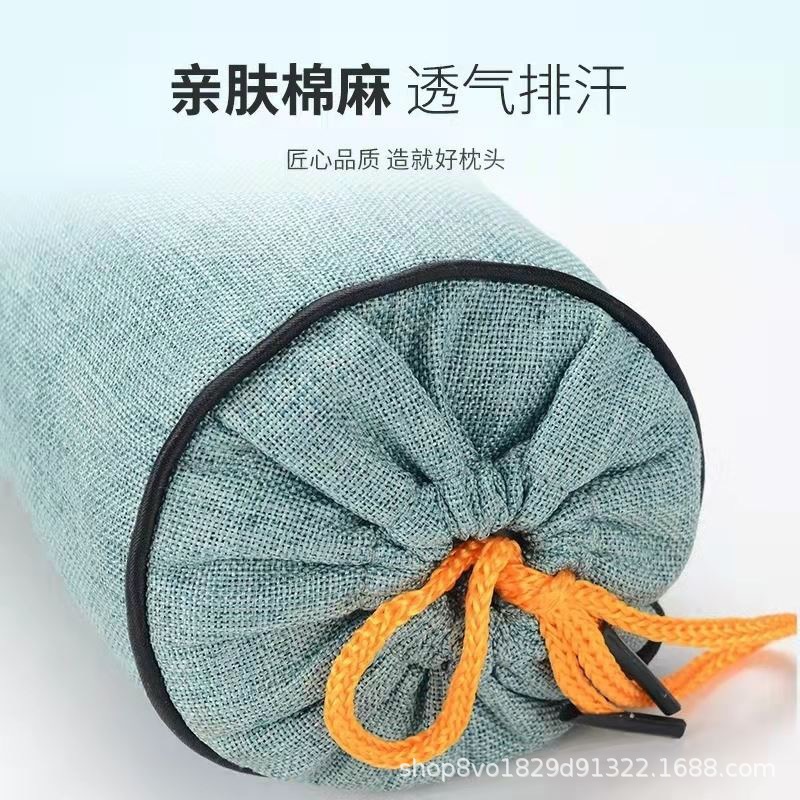 Gift Box Mugwort Mosquito Repellent Pillow Linen Two-in-One Cervical Pillow Mugwort Health Care Neck Pillow Neck Support Pillow