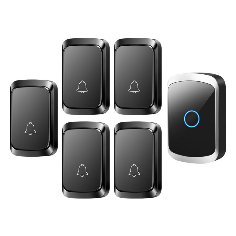 timbre inalámbrico sin fuente de alimentación de batería de corriente continua controlada remotamente electrónica doméstica llamada de larga distancia para ancianos