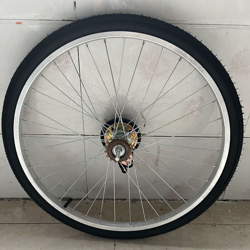 Bicycle Wheel Set 26/24/22/ 20inch Bicycle Full Steel Rim Wheels Front Wheel Rear Wheel Rim Bicycle Accessories Wholesale