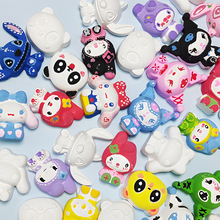 儿童迷你石膏娃娃涂色手工diy彩绘涂鸦小号公仔白胚地摊玩具批发