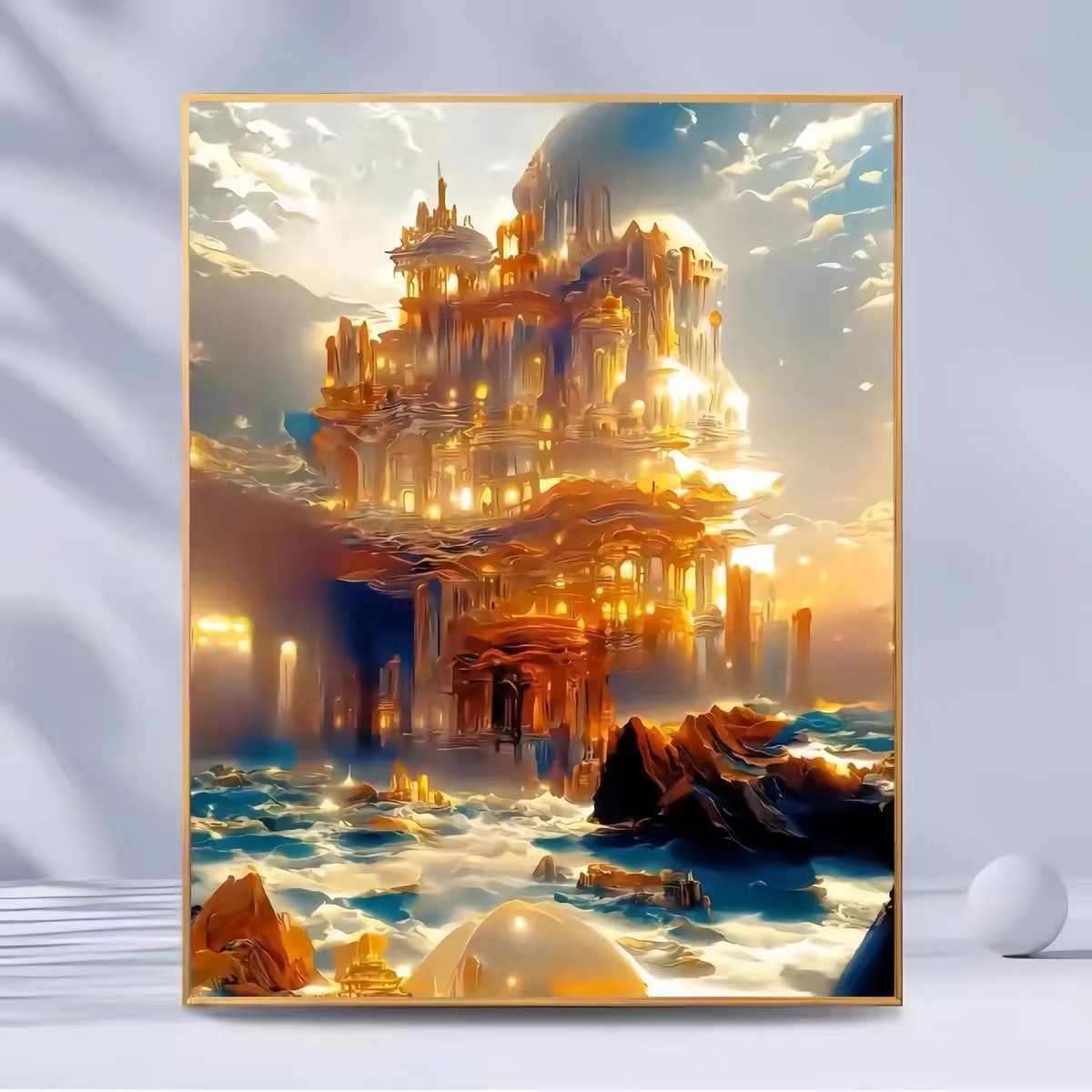 [Pequeño al por mayor] pintura al óleo digital di relleno de pintura acrílica simple pintura decorativa de alto nivel con selección de cabello al por mayor