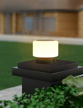 户外柱头灯现代庭院灯太阳能柱子灯别墅围墙灯现货中山灯具批发灯