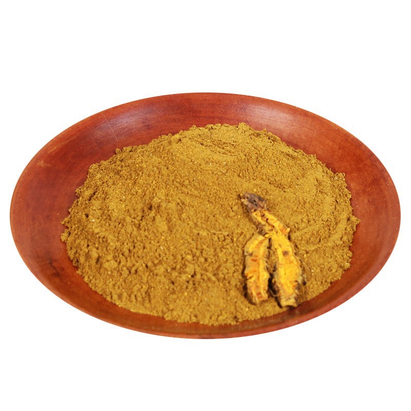 Huang Lian Powder Coptis chinensis Rhizome Fine Ground Bulk Herbal Powder 500g in use