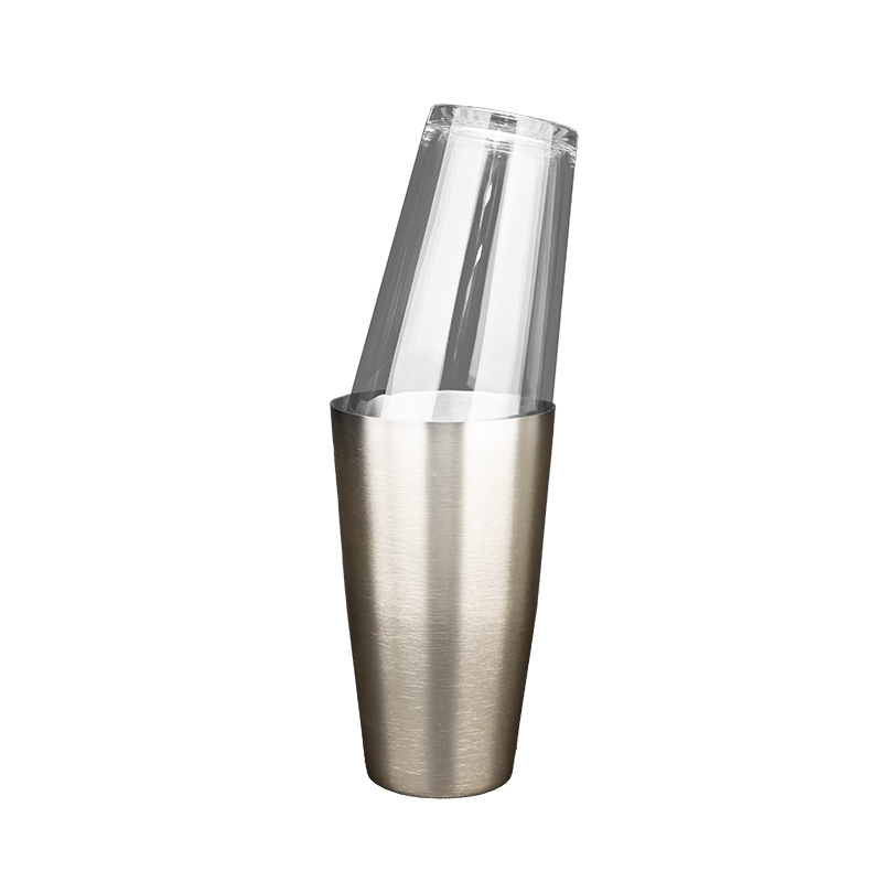Cóctel de Amazon Boston agitador de acero inoxidable vaso de nieve 700ml vaso de cóctel vaso de cóctel herramienta de barman