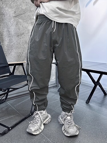 Men's Casual Loose Fit Joggers Chic Street Style Sport Cross-border