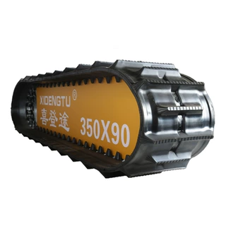 橡胶履带拖拉机青储机升降台农用履带350/90橡胶履带