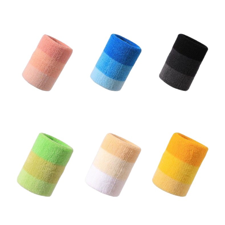 Muñeca deportiva de algodón peinado que absorbe el sudor, muñeca de tenis elástica para hombres y mujeres, toalla protectora de bádminton, muñeca de baloncesto