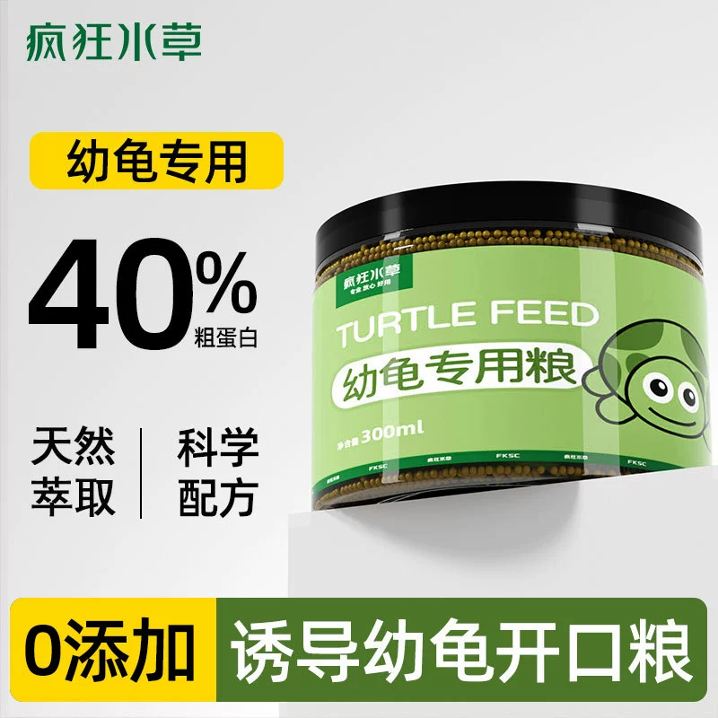 Сумасшедшая водная трава молоди черепахи