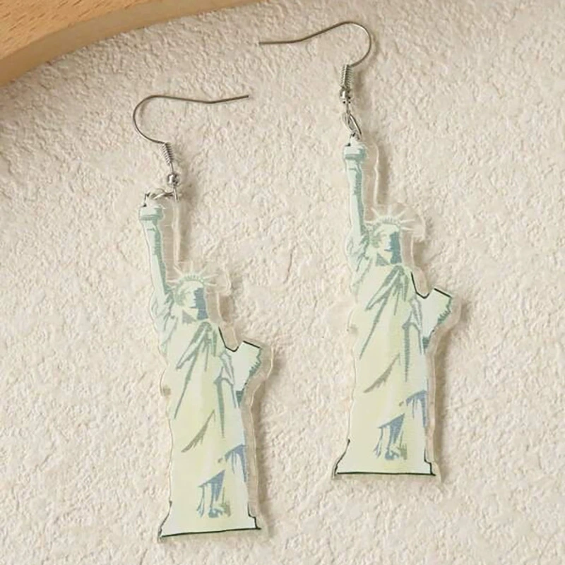 Креативные серьги, аксессуар, США