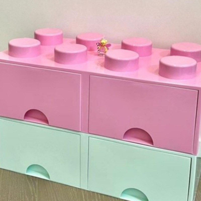 Caja de almacenamiento de bloques de dopamina con alto valor facial lindo dormitorio para mujeres