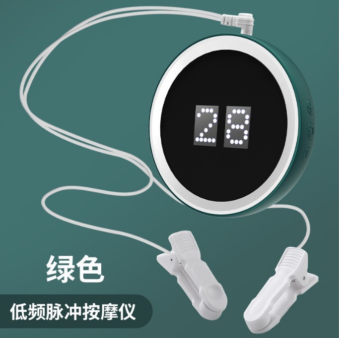 新型CES微電流低周波パルス耳掛け式睡眠器具、マッサージ機能付き、スマートなストレス軽減と安眠を実現|undefined