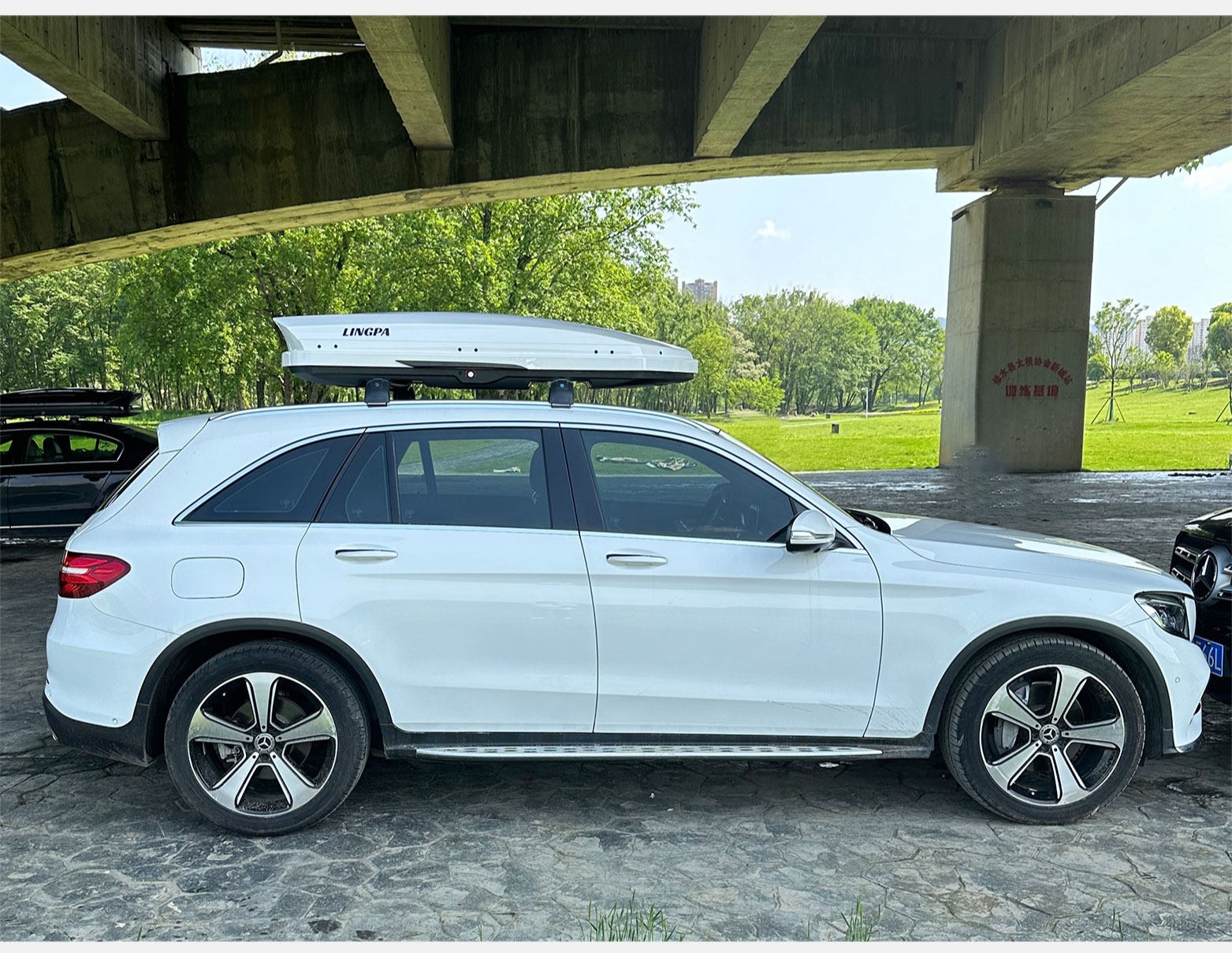 Suitable for car roof luggage box, SUV universal car roof box, luggage rack, travel box, ultra-thin and large capacity