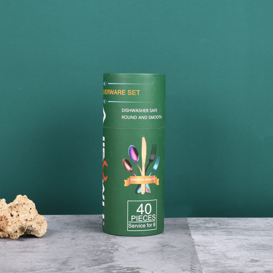 Customized Paper Cans for Tea Packaging, Kraft Paper Cylinders, Paper Tubes, Lotus Root Powder, Food and Cosmetics, Custom-Made Colorful Paper Cans