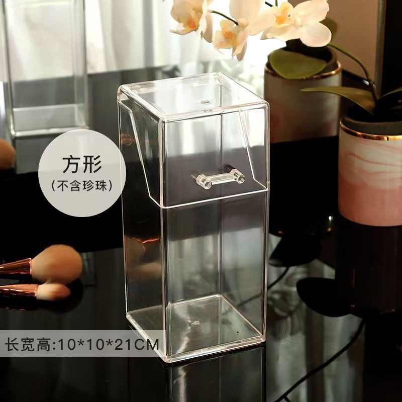 化妆刷收纳筒防尘笔桶刷子桌面亚克力眉笔收纳化妆品眼影刷收纳盒|undefined