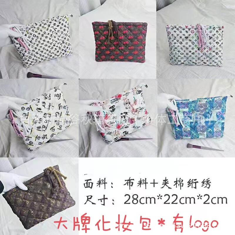 Trendy Brand Wholesale Export Big Brand*Men's and Women's Daily Lightweight Toiletry Bag*Casual Universal Travel Makeup Cosmetics Bag