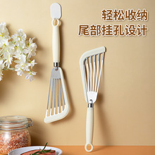 硅胶牛扒铲不粘锅锅铲家用炒菜煎饼多功能漏铲耐高温不锈钢煎鱼铲