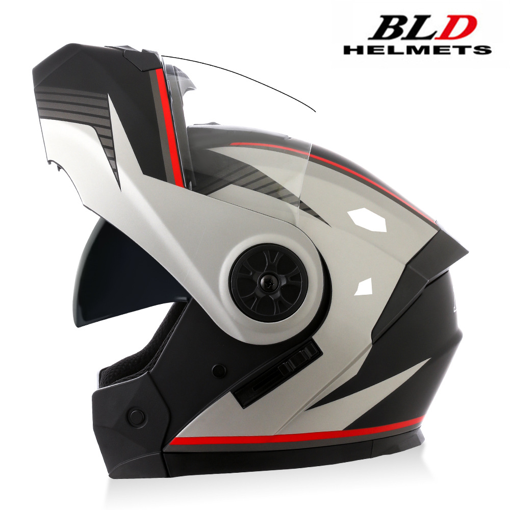 Bld Cross-Border Specializes in Supplying Bailide Motorcycle Helmets with Dual Visors, Flip-Up Helmets, All-Season Universal Riding Helmets Wholesale