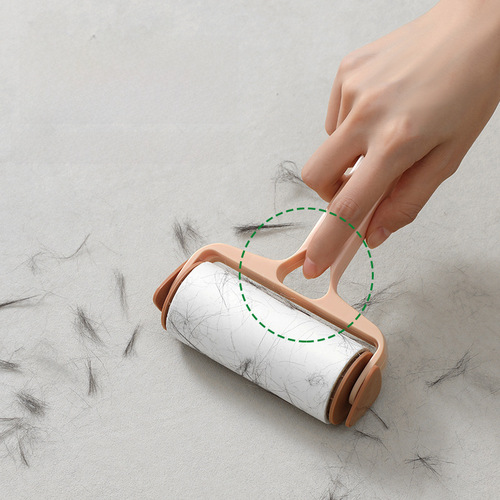 Cap-mounted hair removal device, household clothing hair removal magic tool, tearable adhesive roller for hair removal, hair roller