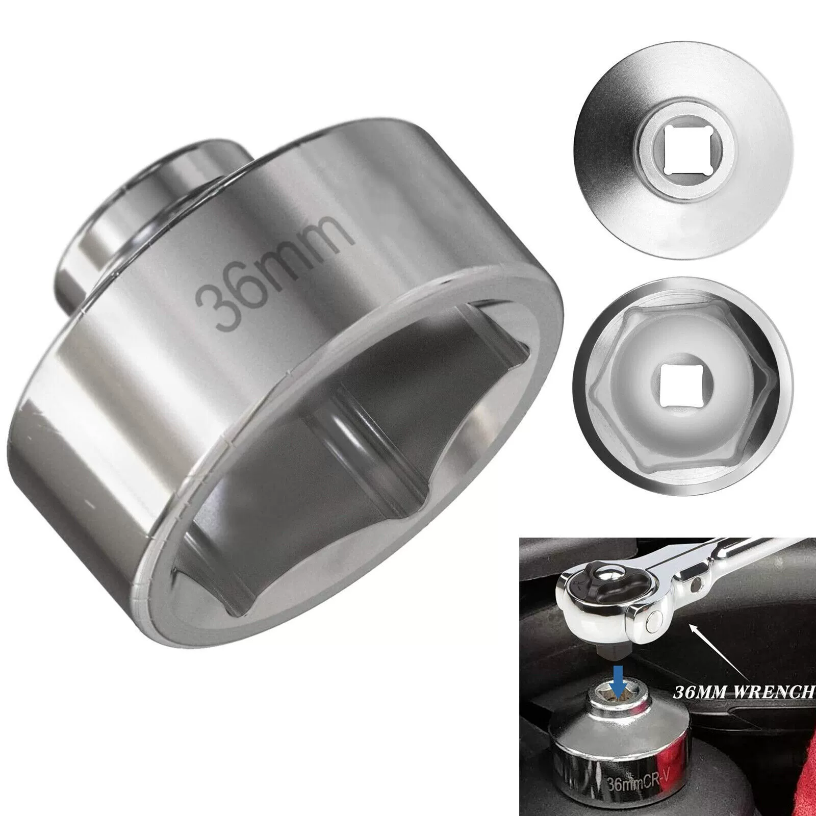 36 мм масляный фильтр втулка топливный фильтр розетка демонтаж инструмент для BMW Ford Porsche
