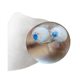 Factory direct Halloween eyeball egg vent water polo night market stall slow rebound decompression pinch music toys