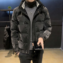 上衣潮牌士工装外套冬装短款冬季羽绒服男帅气2025年新款立领