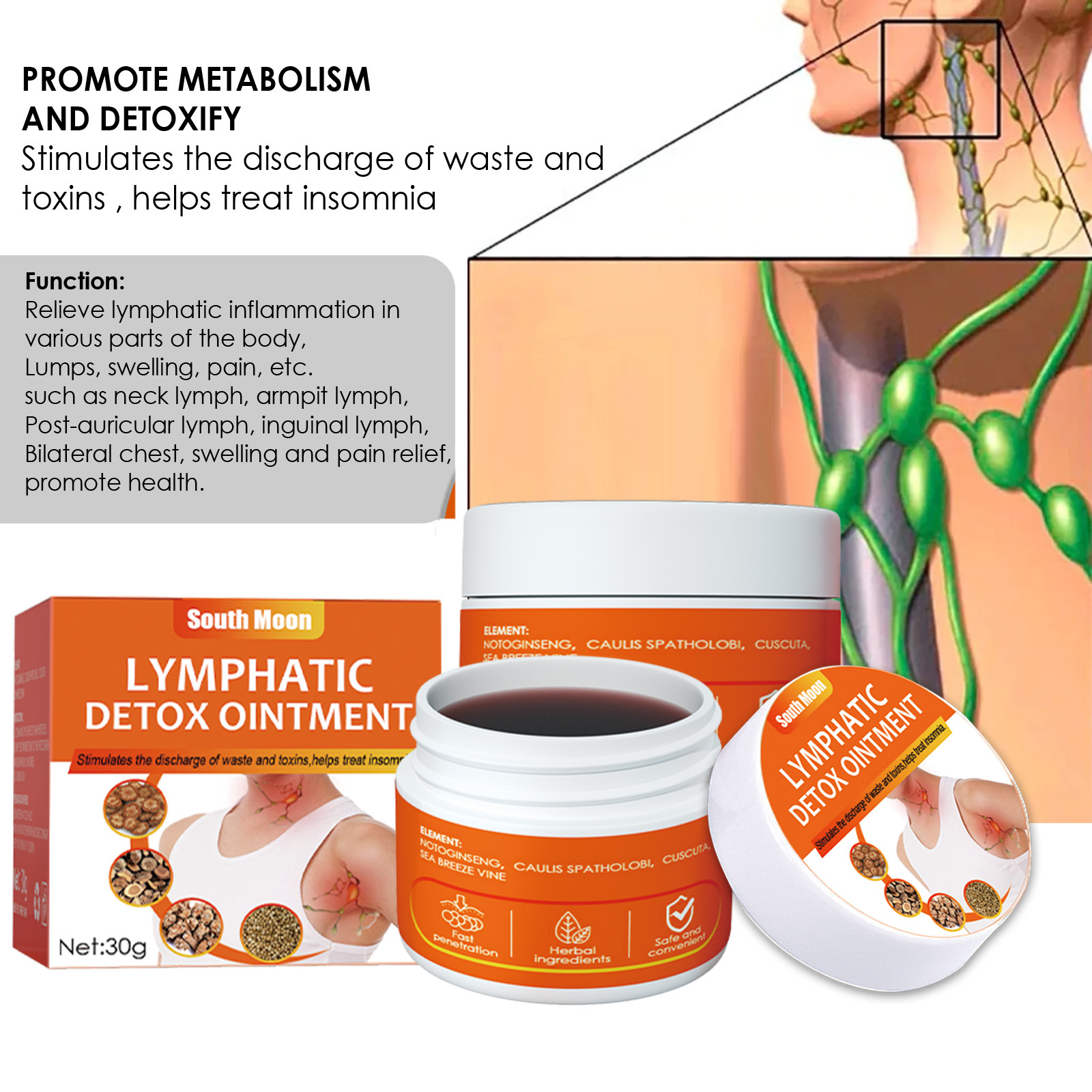 South Moon Lymphatic Health Balm Image 6