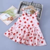 Silk Skirt-Pink Strawberry