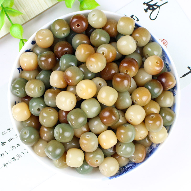 [100-느슨한 구슬] 그린 맨 11*12MM