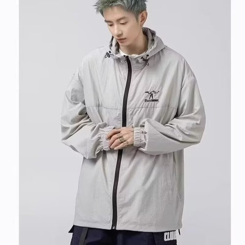 Men's Jacket, Spring and Autumn 2025 New Style, Windproof and Waterproof Outdoor Hiking Windbreaker, Color-blocked