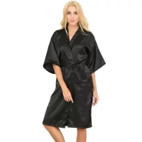 (Cross-border trading), long solid thin sexy bathrobe