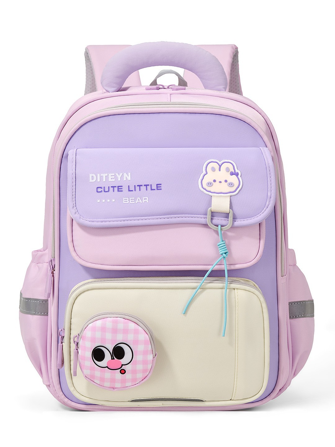 Mochila escolar, mochila transpirable para niños, grados 1 - 3 - 6 para reducir la carga, gran capacidad, ultraligera.