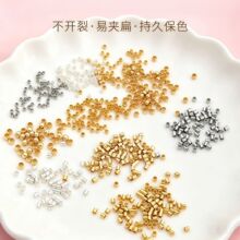 14K����ɫ��λ����β�۶�λ��diy�ֹ��̶�䓽z�~����������