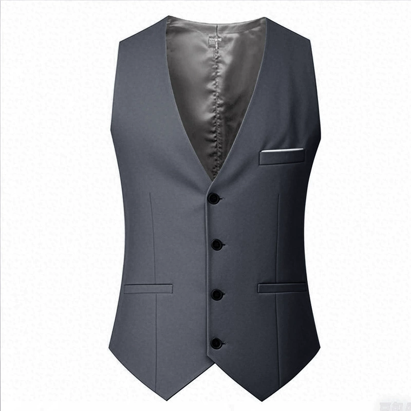 Модный жилет для отдыха, slim fit, 3D