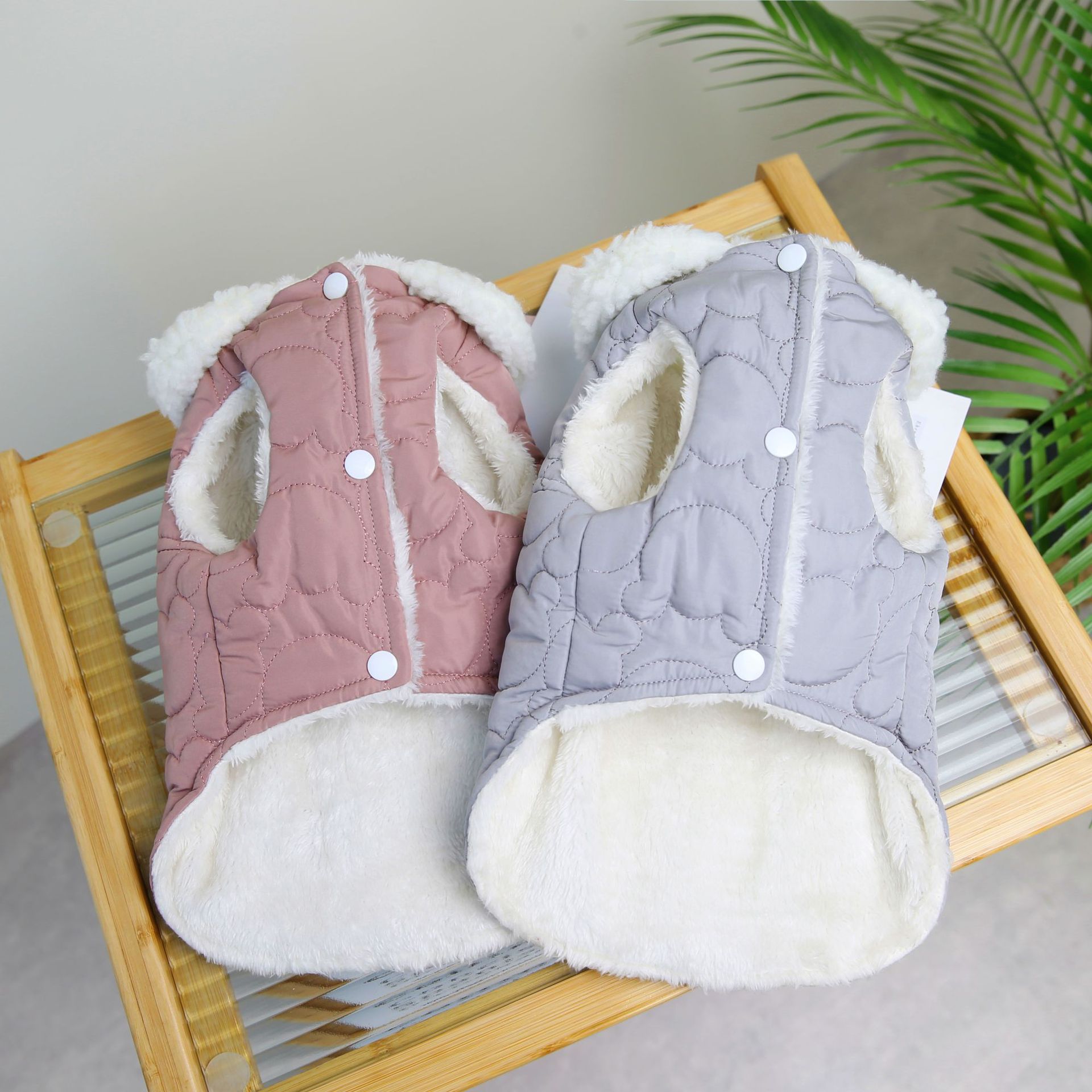 2022 Yuanyuan quilted embroidered two-leg cotton coat