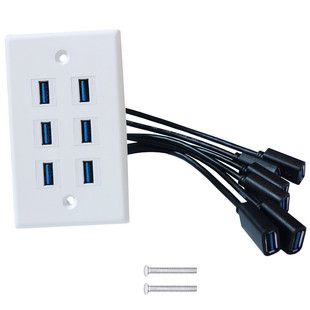 USB3.0 speed cable socket USB3.0 female headband buckle panel female Port line wall plug direct plug panel line