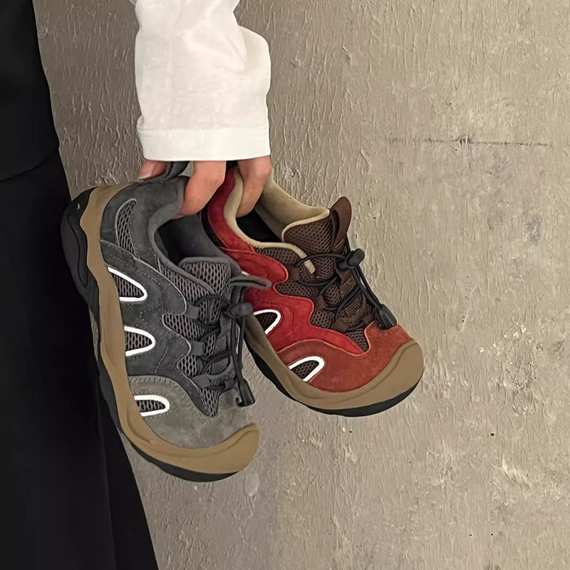 Children's Outdoor Leisure Sports Shoes 2026 Spring and Autumn New Korean Style Retro German Training Shoes Hiking Shoes for Boys and Girls