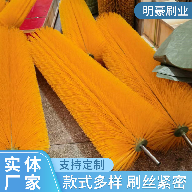 工业尼龙刷滚筒刷清洗机除尘蔬果去皮毛刷棍筛沙网机毛刷辊