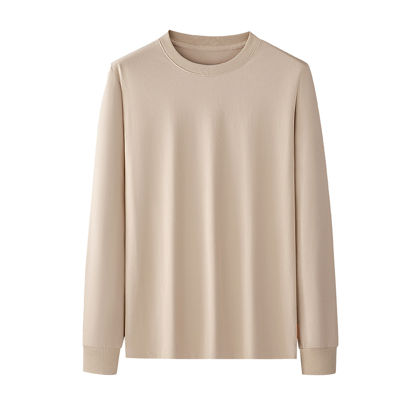 [Algodón suave de agua] Camiseta de manga larga de primavera y verano de los nuevos hombres puede salir pijamas deportivos ropa de hogar de algodón casual