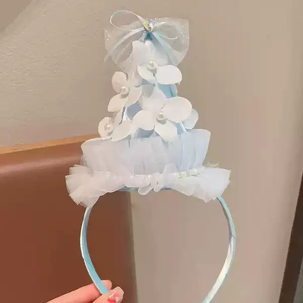 Standing hat blue (with light)