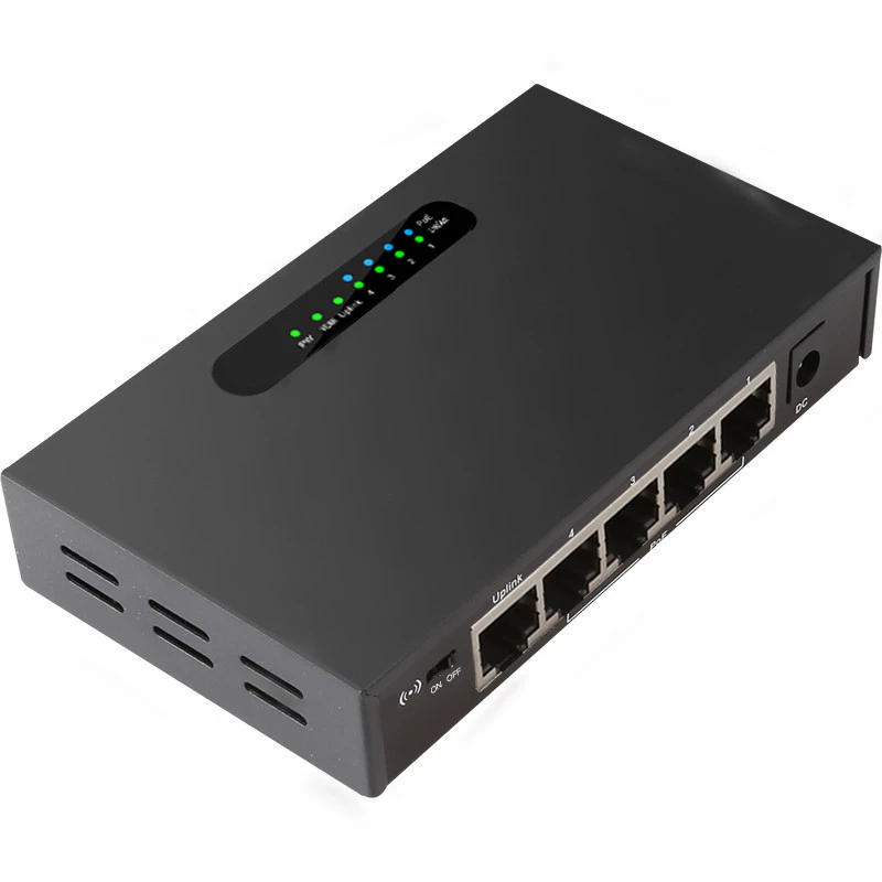 Взрыв 5 POE источник питания гигабитный, PSE аутентификация питания Seter Hirrack
