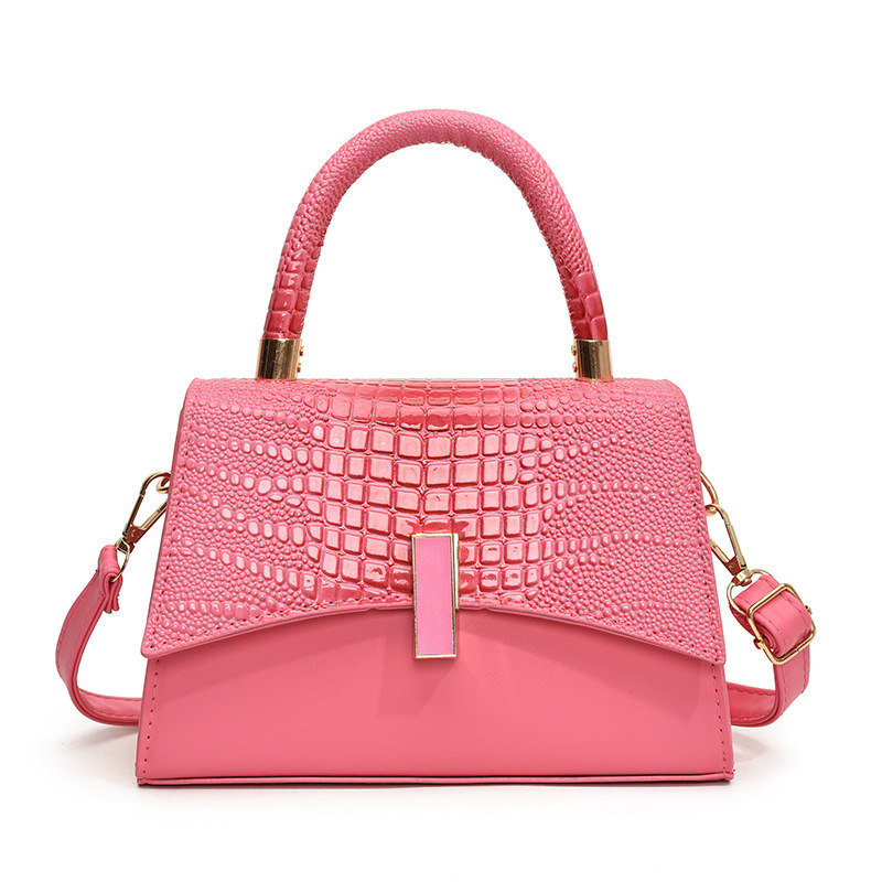 Bolso de mujer de textura de tendencia de invierno 2024 nuevo estilo de moda de hombro pequeño bolso cuadrado de viaje de estilo exterior casual mochila