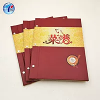 Dongguan Chang'an дизайн и производство меню Китайская и Западная еда высокого класса Меню Ресторан отеля с вкладными листами Обложка прайс-лист