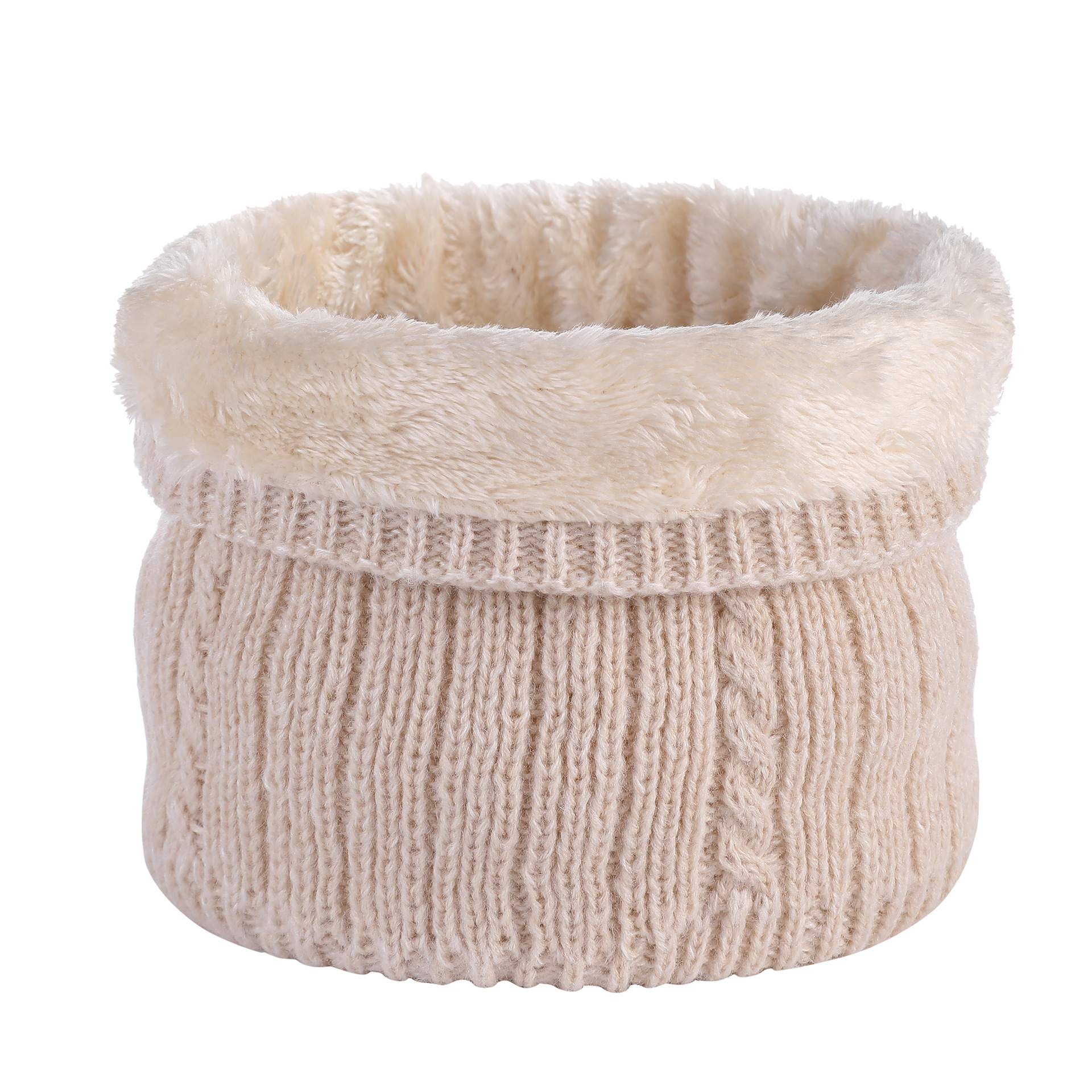 Bufanda unisex de moda más bufanda de terciopelo de color sólido para exteriores para parejas, conjunto de cuello cálido, conjunto de bufanda de protección para el cuello_voghion.com