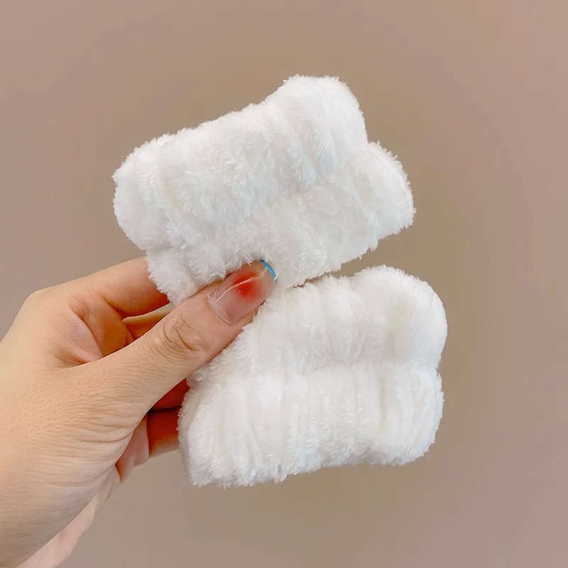 Otoño e invierno cara lavado muñeca correa brazalete a prueba de humedad sudor-absorbente sudor-limpieza lavado a prueba de salpicaduras artefacto de agua lindo protector de muñeca de felpa para las mujeres