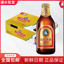青岛小棕金啤酒批发 11度296ml*24瓶箱啤小瓶酒餐饮夜店网红啤酒