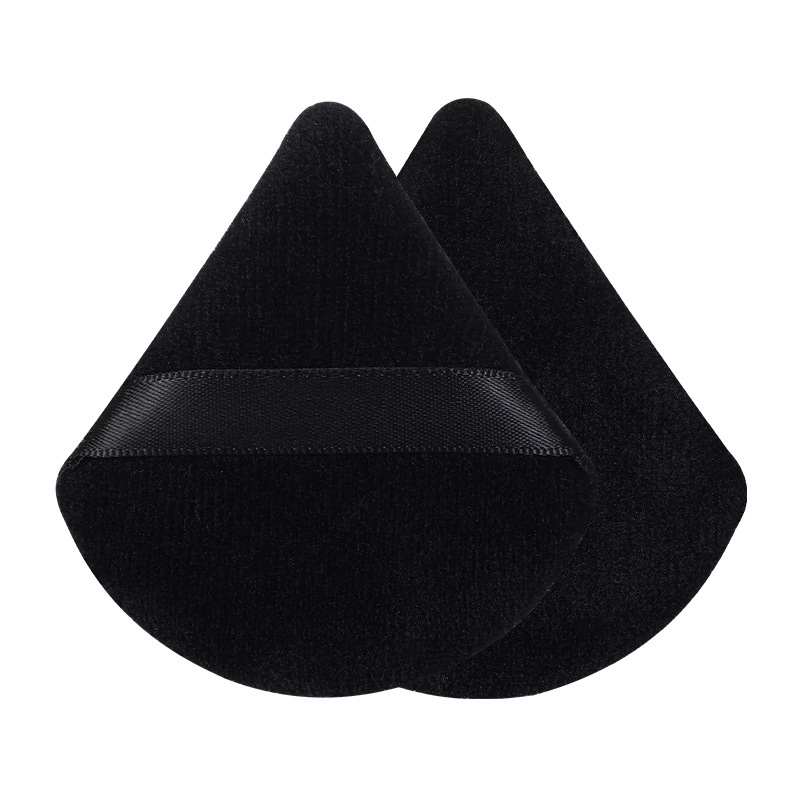 Polvo triangular transfronterizo polvo de maquillaje polvo de maquillaje esponja polvo de aire almohadilla al por mayor floc polvo de maquillaje herramientas de belleza