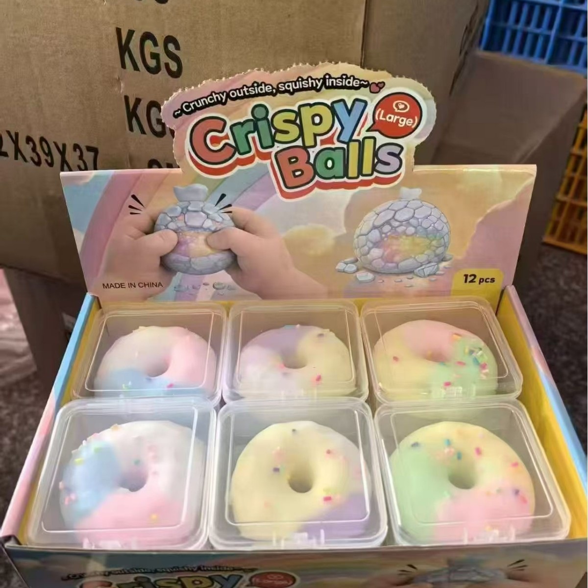 Explosiones transfronterizas juguetes descompresivos TK crochet pellizco le donut garras de gato curar juguetes descompresivos fábrica al por mayor